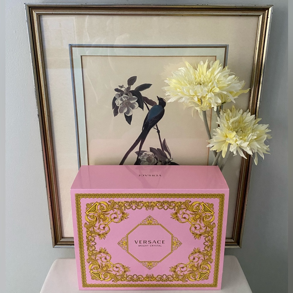 VERSACE BRIGHT CRYSTAL Pink & Gold Gift Box Only